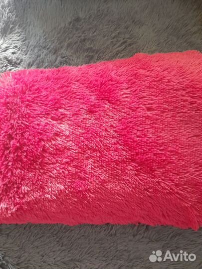 Плед пушистый травка