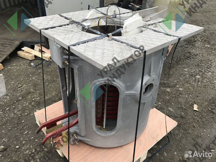 Индукционная плавильная печь 250 кг-160кВт
