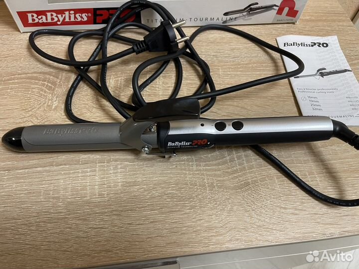 Щипцы плойка для укладки волос Babyliss Pro 25мм