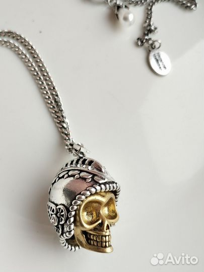 Кулон подвеска ожерелье череп Alexander McQueen