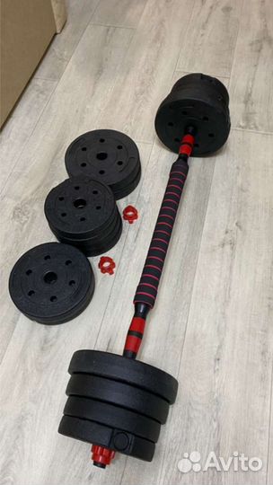 Набор штанга гантели
