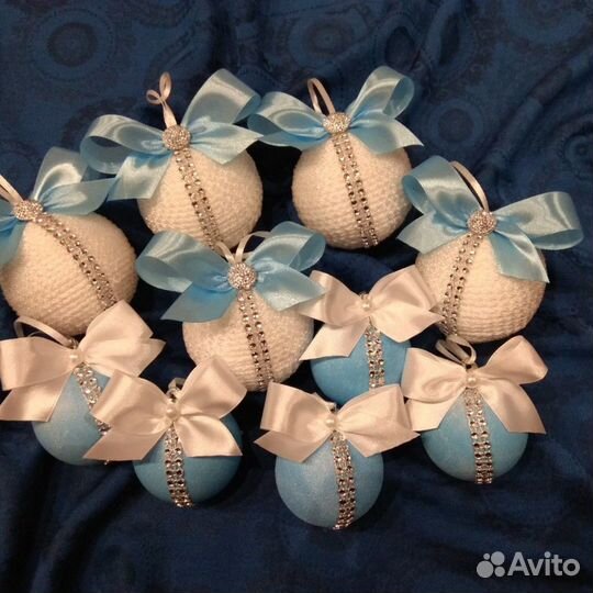 Елочные игрушки ручная работа