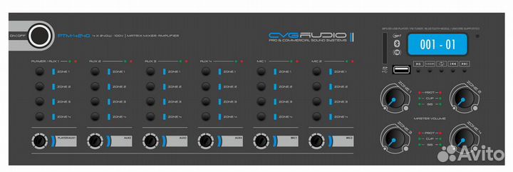 Матричный микшер-усилитель CVGaudio PTM-4240Dm