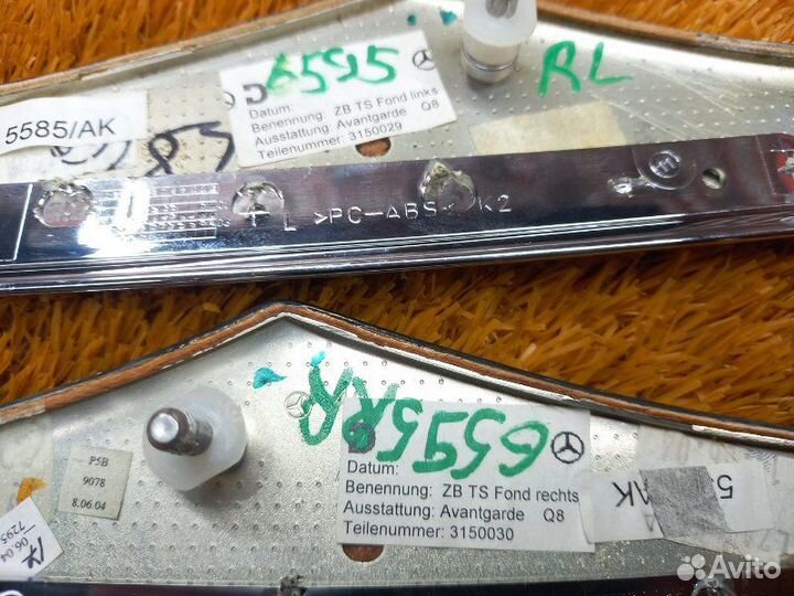 Декоративная накладка двери задняя Mercedes-Benz