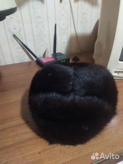 Норковая шапка мужская