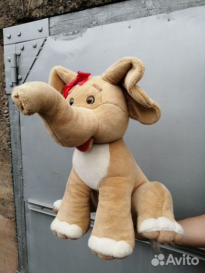 Мягкие игрушки слон, медведь б/у