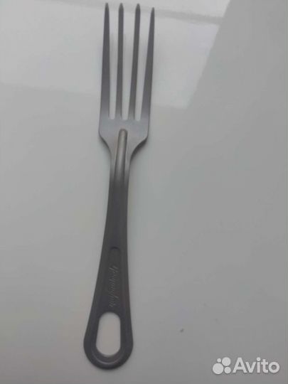 Титановая ложка, вилка, нож