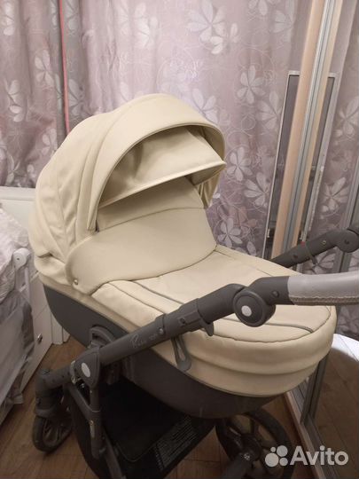 Коляска Roan Bass Экокожа 2 в 1
