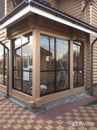 Остекление веранды и террасы беседок