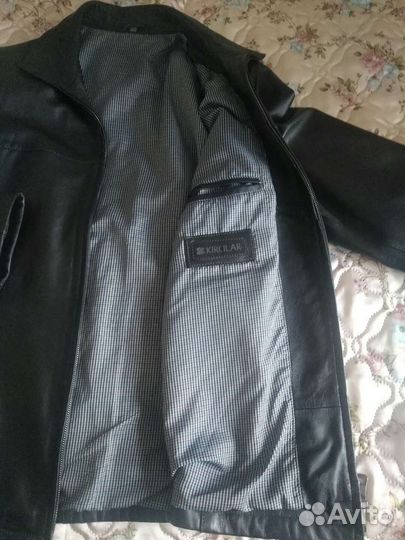 Кожаная куртка мужская