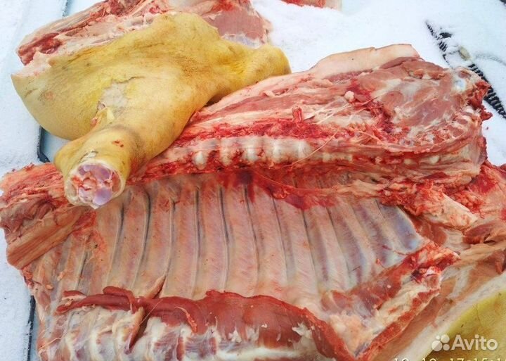 Мясо свинина домашняя 100. Качество гарантирую