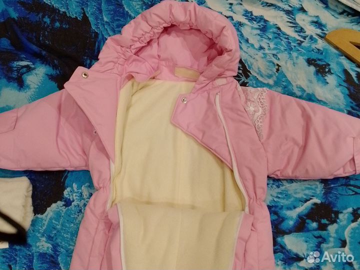 Зимний конверт в коляску на овчине 74