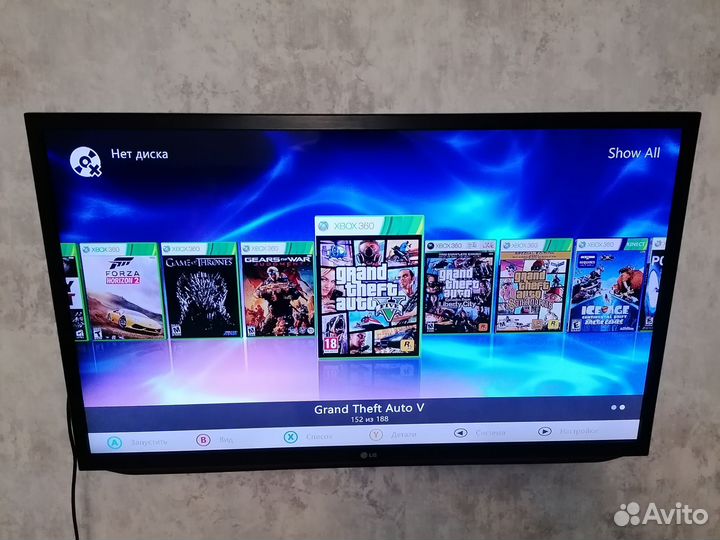 Xbox 360 фрибут 320 гб 188 игр