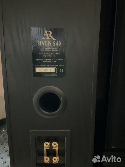Acoustic Research Status S40 напольные+центр