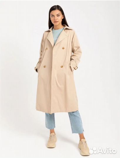 Плащ тренч женский 44 46 sela