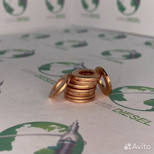 Медные шайбы denso 2.00 mm / 500 шт в упак