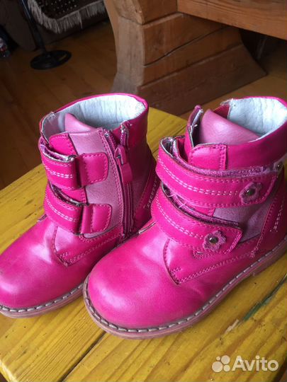 Ботинки демисезонные для девочки 24 размер