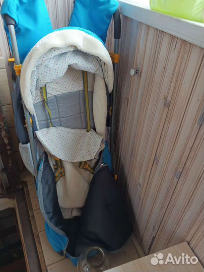 Детские санки коляска