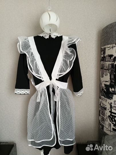 Школьное платье и фартук