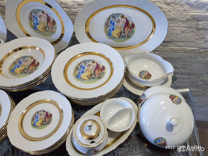 Столовый сервиз на 6 персон (35 шт) Мадонна Чехия