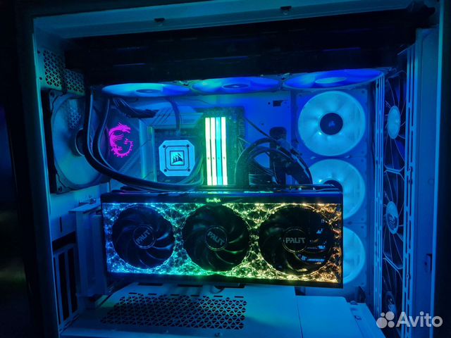 Корпус Corsair 7000D airflow белый купить в Москве | Электроника | Авито