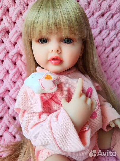 Кукла Реборн девочка силиконовая