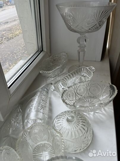 Хрустальная посуда СССР