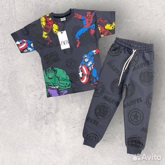 Костюм Zara для мальчика футболка+джоггеры