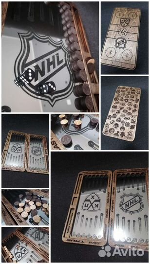 Нарды, нарды ручной работы с стеклянным полем