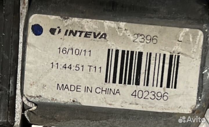 Стеклоподъемник Hyundai Solaris