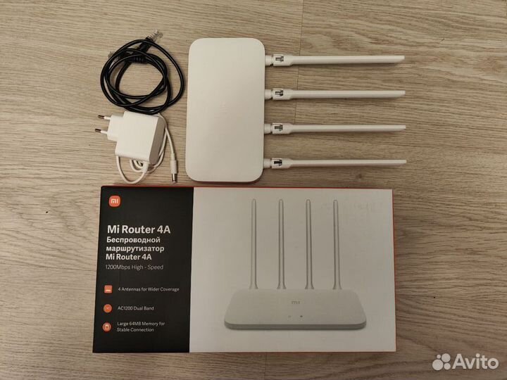 Wi-Fi роутер Xiaomi Mi Router 4A White 2,4/5 ггц