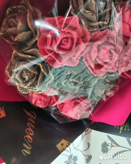 Шоколадные розы букет