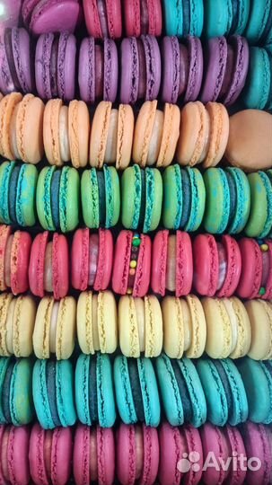 Французские макаруни макаронс упаковка 1,7кг 60шт