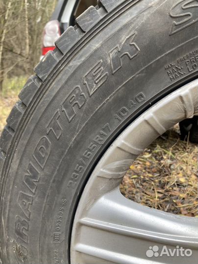 R17 Dunlop Grandtrek SJ6 235/65, PCD 5x130 DIA 71.5