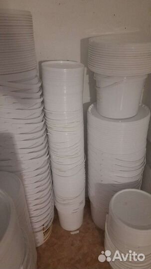 Бу ведра пластиковые