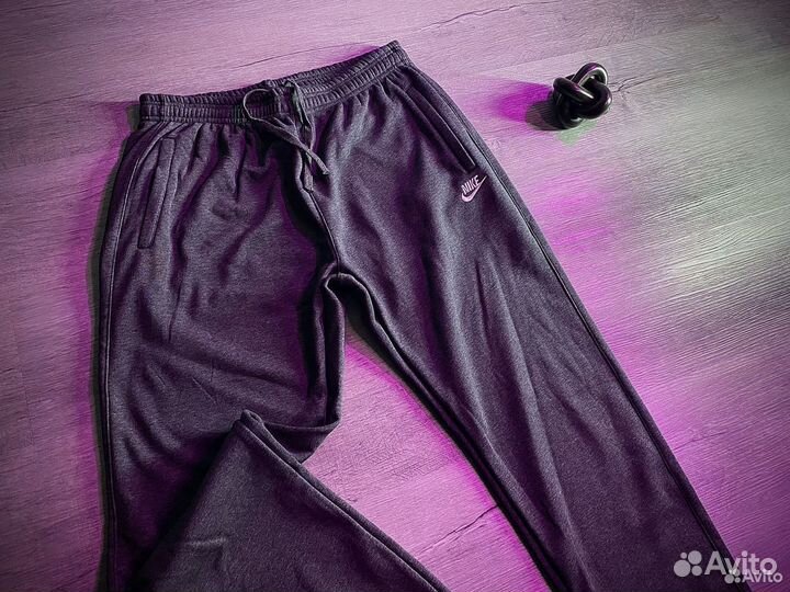 Спортивные штаны Nike серые утепленные новые