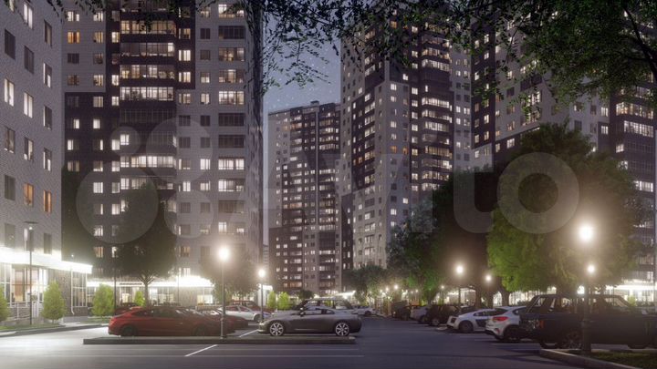 2-к. квартира, 57 м², 20/24 эт.