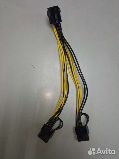 Переходник/разветвитель питания 2*8(2*6) pin - 8(6