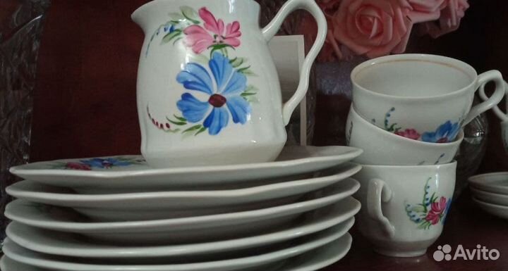 Сервиз кофейный с десертными тарелками