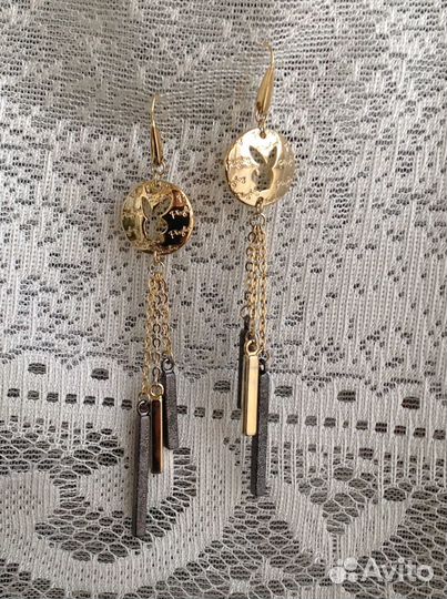 Серьги длинные