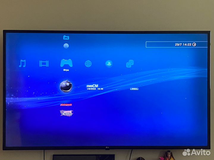 Sony playstation 3 PS3 Slim (прошитая) + игры