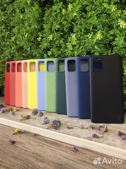 Чехол силиконовый Samsung A71