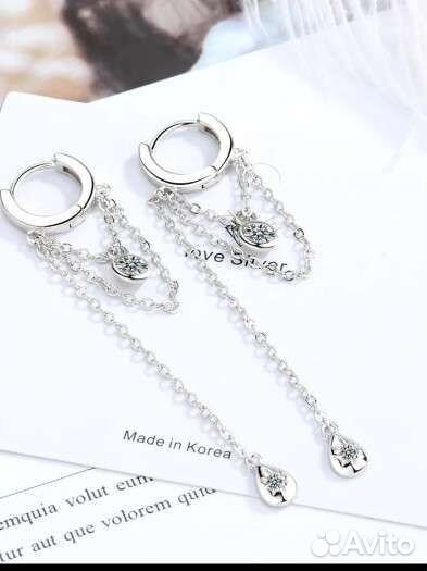 Серебряные серьги