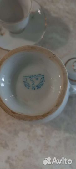 Кофейный сервиз СССР Корея