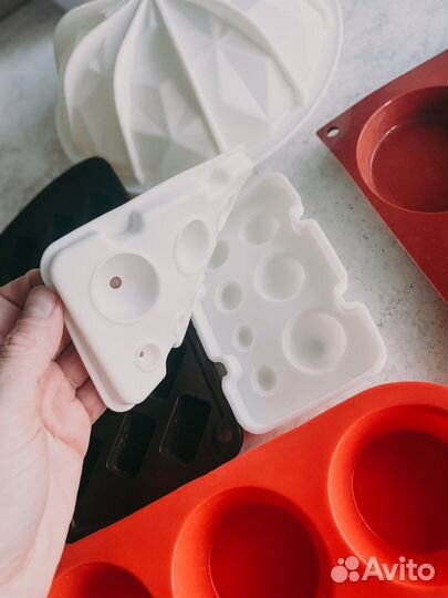 Формочки силиконовые для выпечки и шоколада