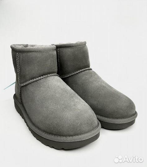 Ugg classic ultra mini grey оригинал