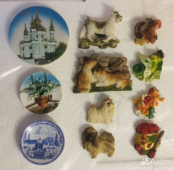 Магниты на холодильник из разных стран новые