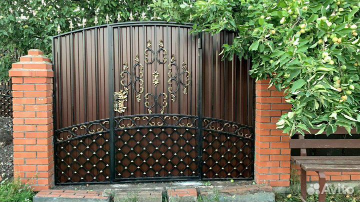 Ворота кованые распашные