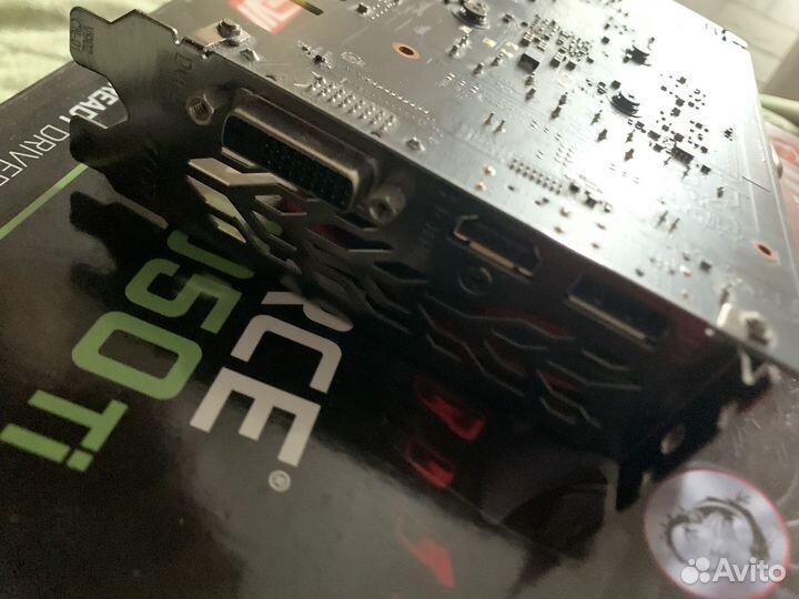 Видеокарта MSI geforce GTX 1050 Ti 4 gb