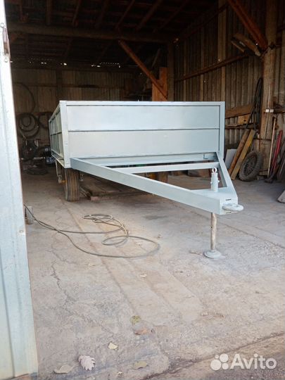 Самодельный прицеп на мини трактор